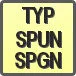 Piktogram - Typ: SPUN,SPGN